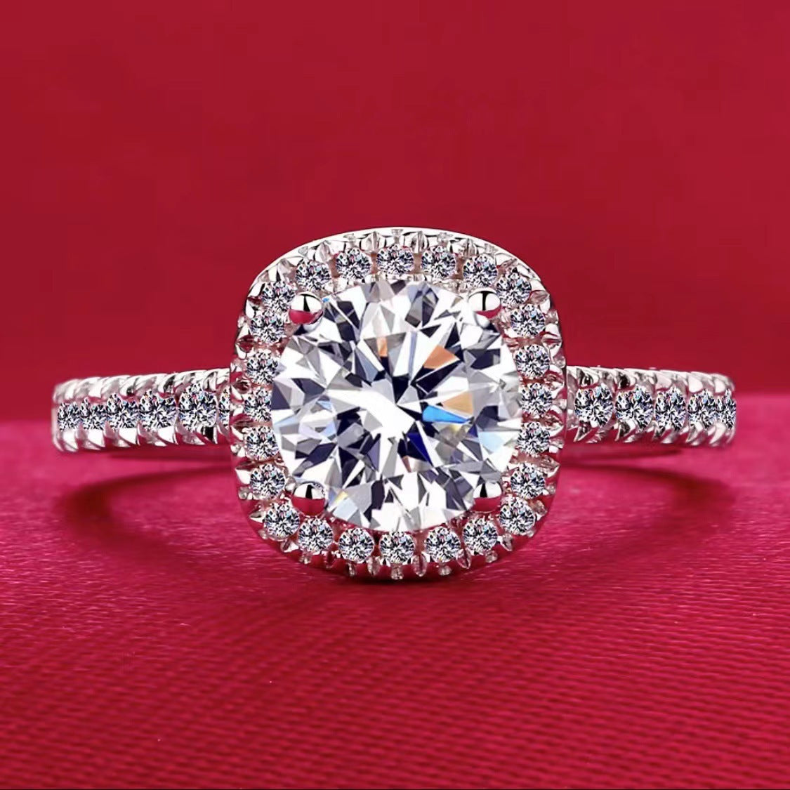 Wholesale Square Silver Plated Ring Loose Rings ACC-RS-Youxi002