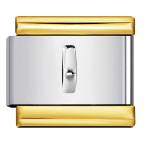 Wholesale Italian Module Bracelet Block Elastic ing Titanium Steel Strap Italian Charm