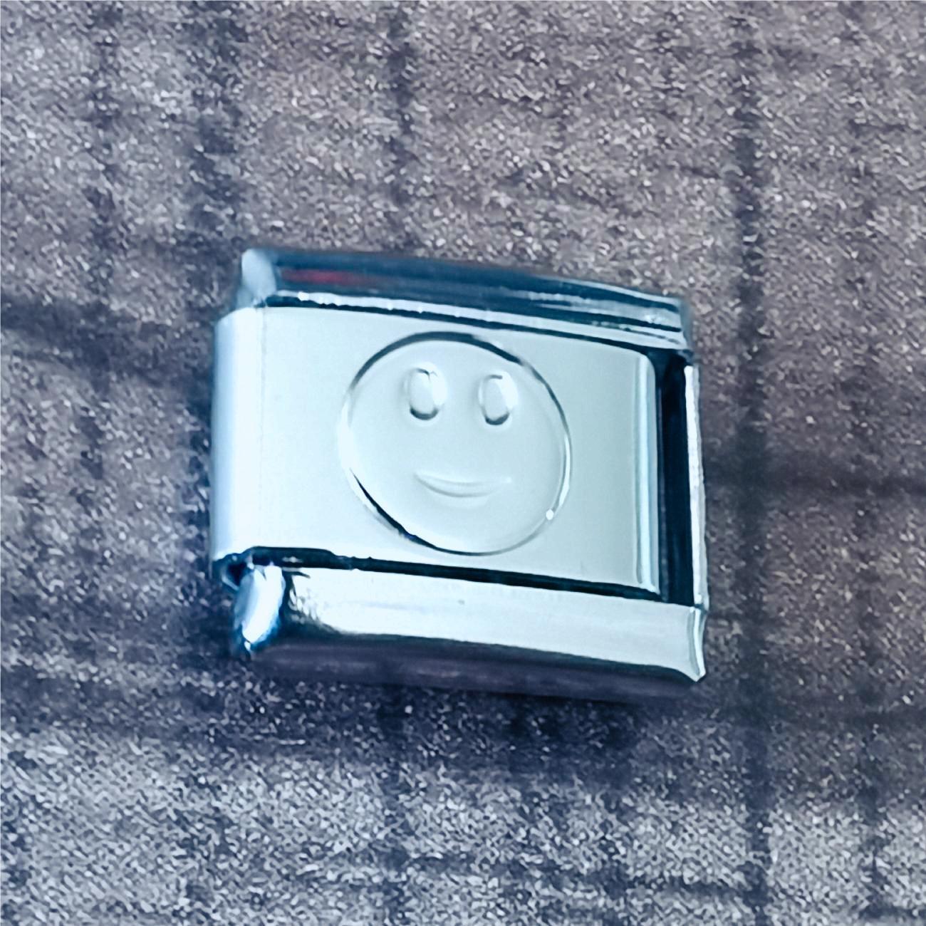 Wholesale Italian Charm Bracelet 9mm DIY Splicing Removable Stainless Steel Smiley Composable Bracelet ACC-BT-XY062