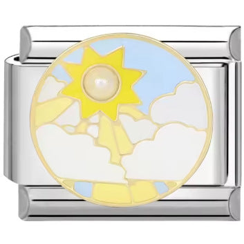 Wholesale Italian 3D modular billiards style  stainless steel bracelet