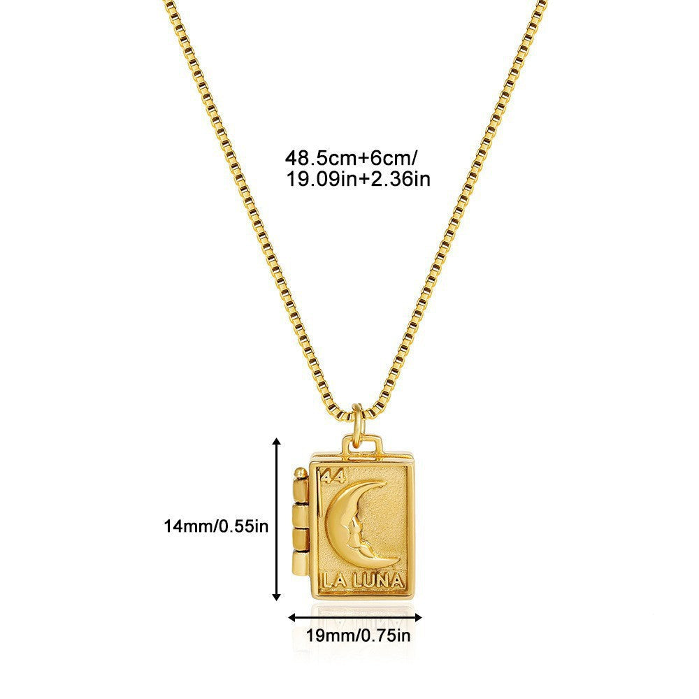 Wholesale Stainless steel  heart line cat's eye stone magnetic photo box pendant necklace