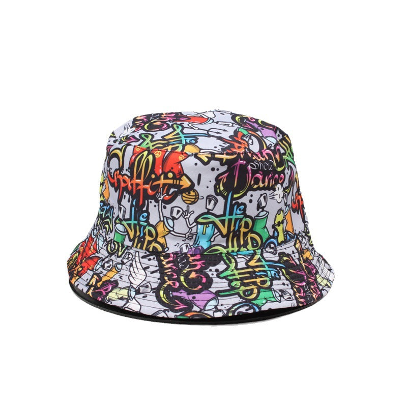 Wholesale  printed double-sided fisherman hat bucket hat