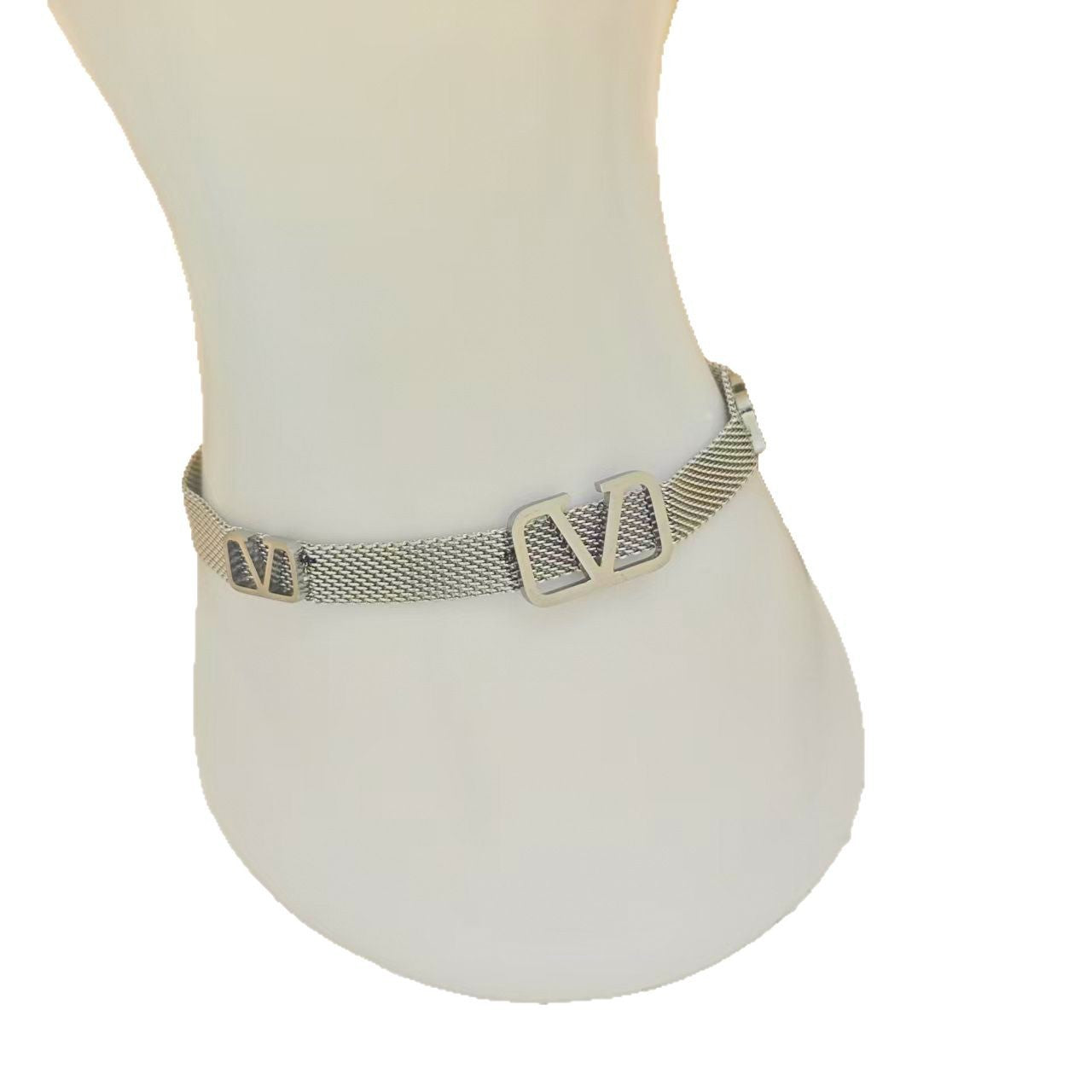 Wholesale Titanium Steel Letter Bracelet,  Chic Everyday Jewelry Gift for Women