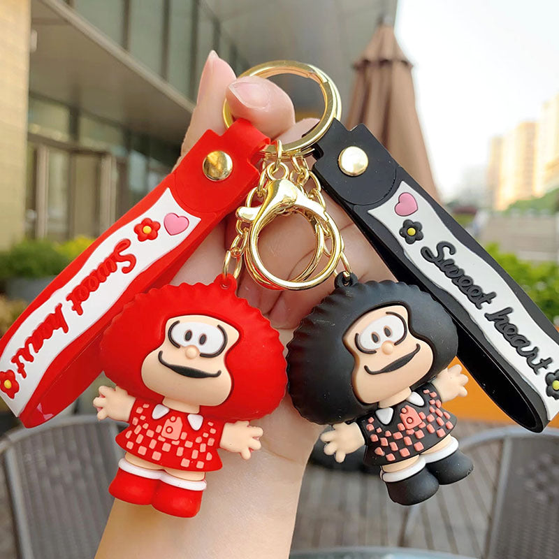 Wholesale Cartoon Cute Silicone Keychain ACC-KC-Lanb006