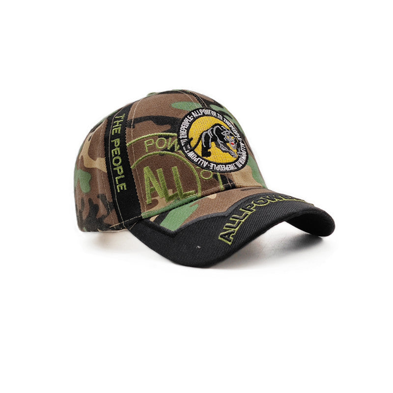 Wholesale embroidery sunscreen camouflage baseball hat