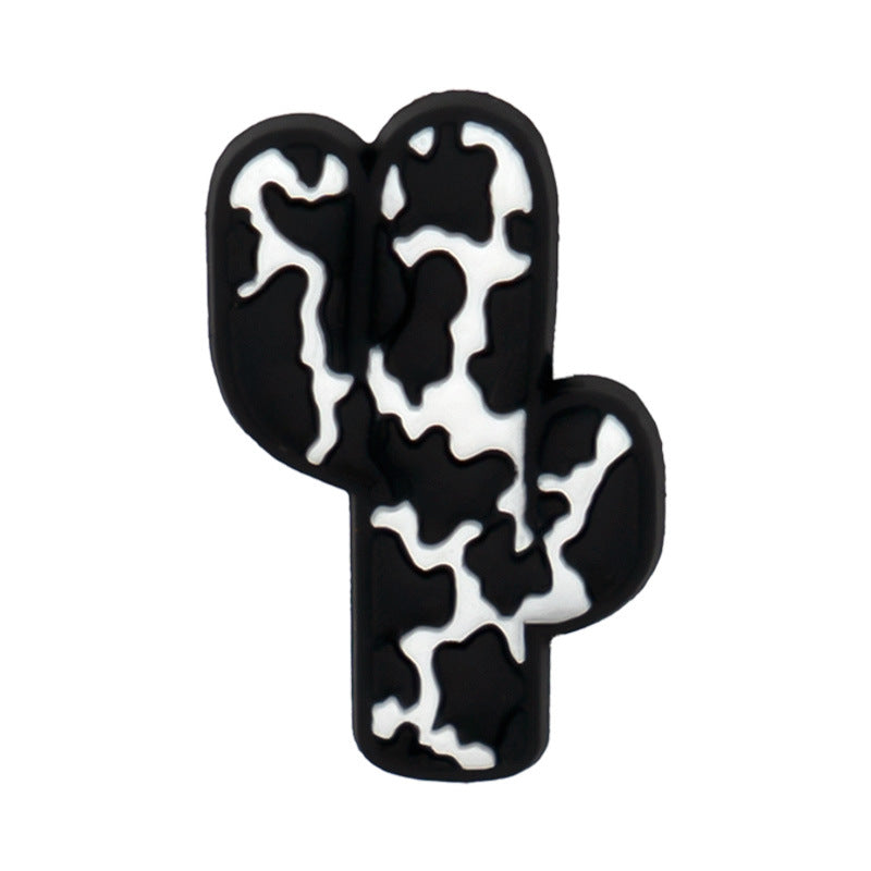 Wholesale Random 100pcs Leopard Print Series Shoes Accessories Shoes Charms