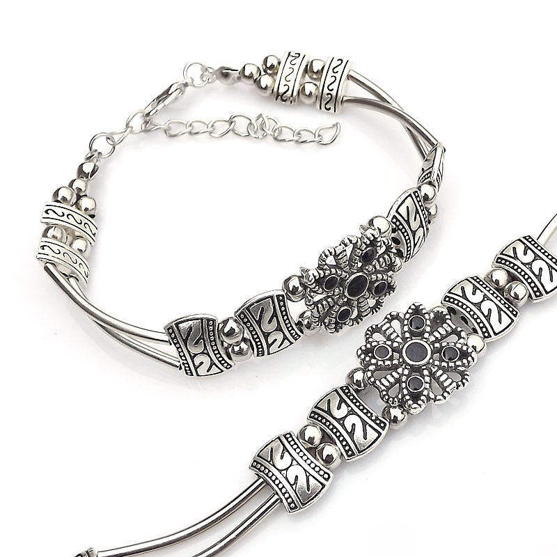 Wholesale Ethnic Style Boho Beaded Bracelet,  Mixed Materials Jewelry Accessory,  Boutique Resale Gift