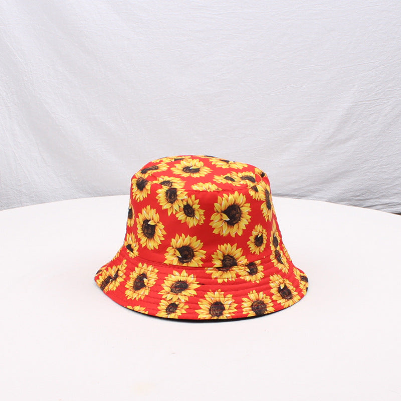 Wholesale  Sunflower Fisherman's Hat  Bucket Hat