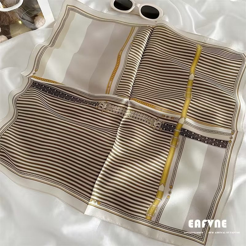 Wholesale  Silk f Women' s Autumn f f All-match Hair Band Fashion Small Square f