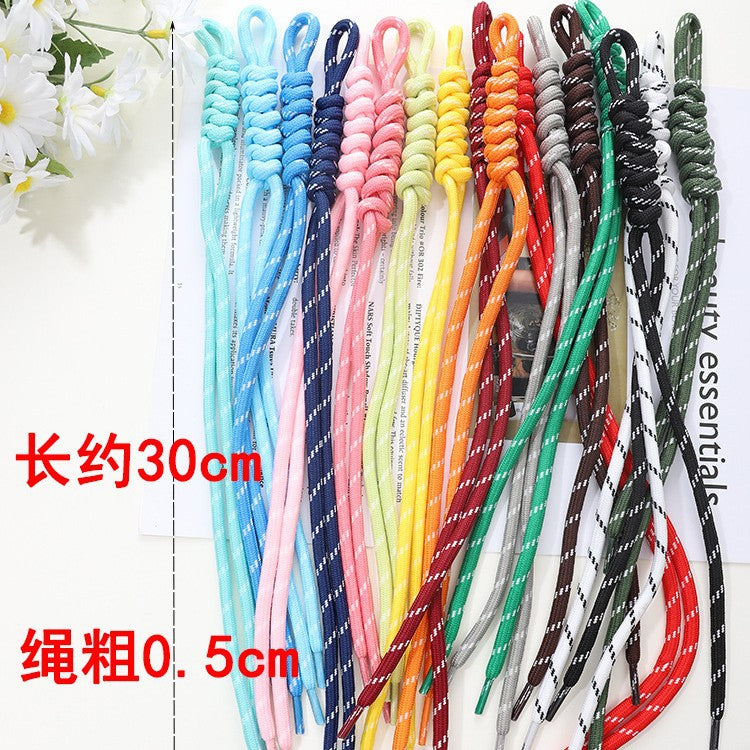 Wholesale  hand-woven rope diamond knot keychains