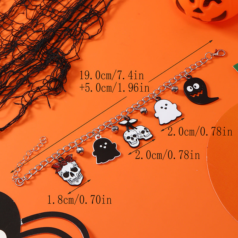 Wholesale Halloween Pumpkin Head Spider Bat Ghost Bracelet ACC-BT-Haoc001