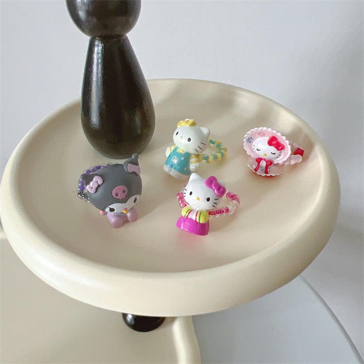 Wholesale  Beaded Cat Ring