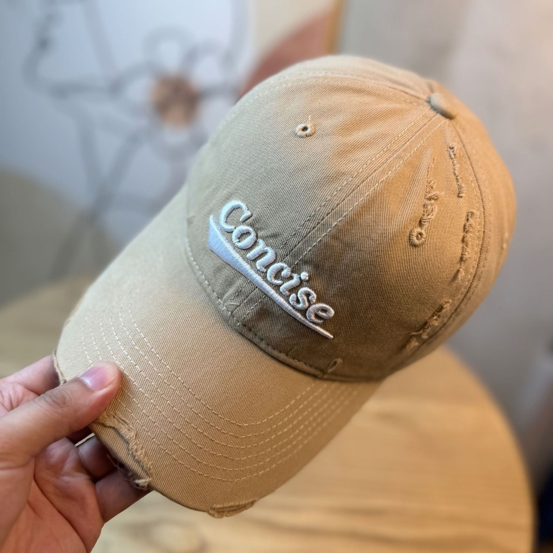 Wholesale  Letter Baseball Cap  Small Soft Top Cap