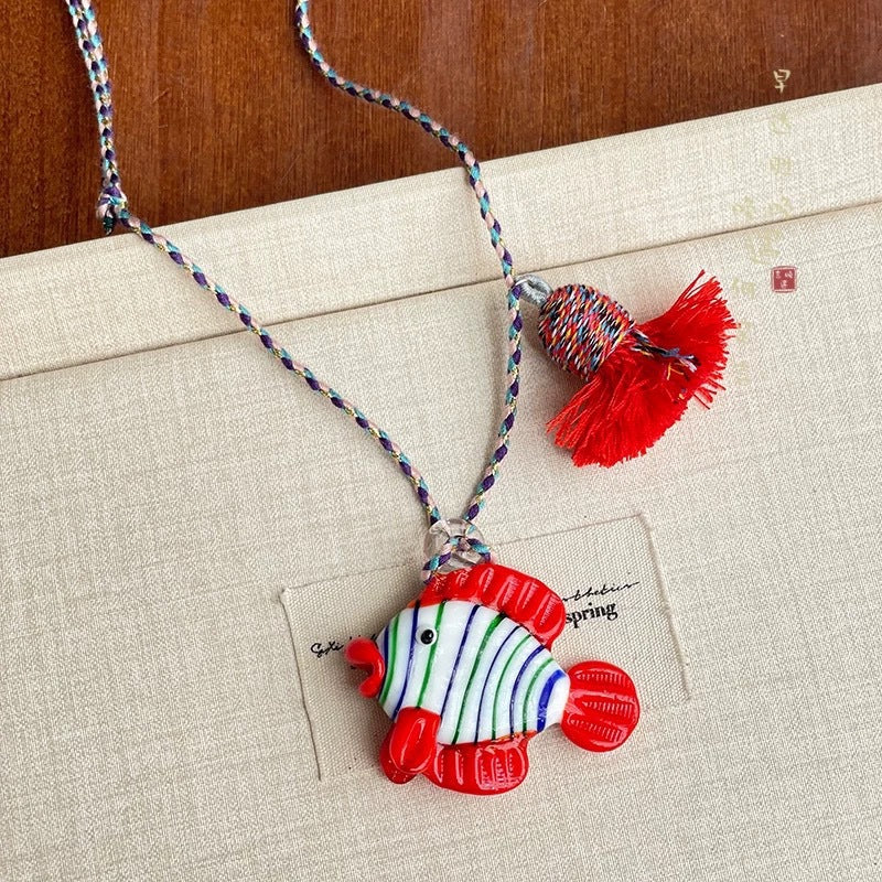 Wholesale Cute Clownfish Pendant Necklace