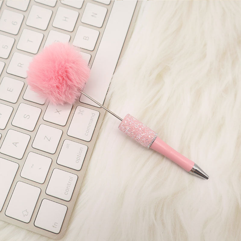 Wholesale Beadable Pens Sugar Gypsophila Hair Ball DIY Beaded Pen ACC-PN-CY004