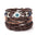 Wholesale Retro Multi-layer Alloy Leather Bracelet