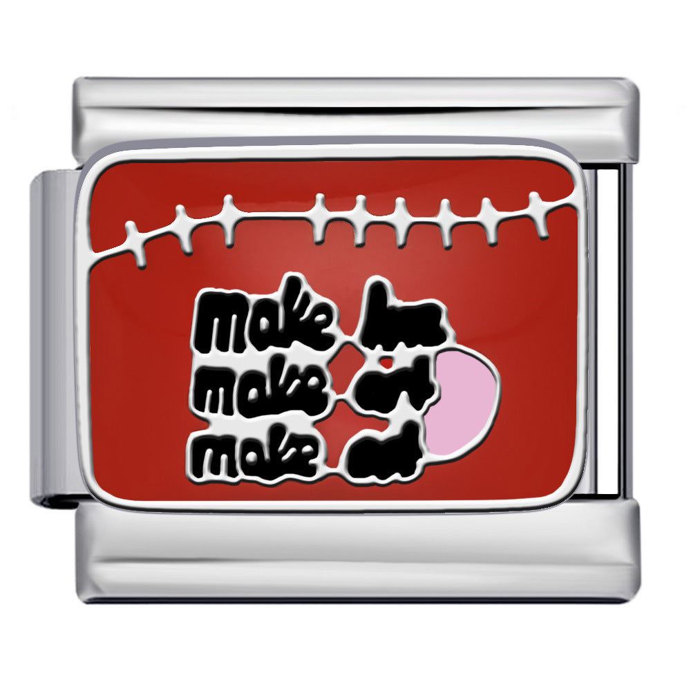 Wholesale  Italian modularminimalist pattern  stainless steel DIY bracelet