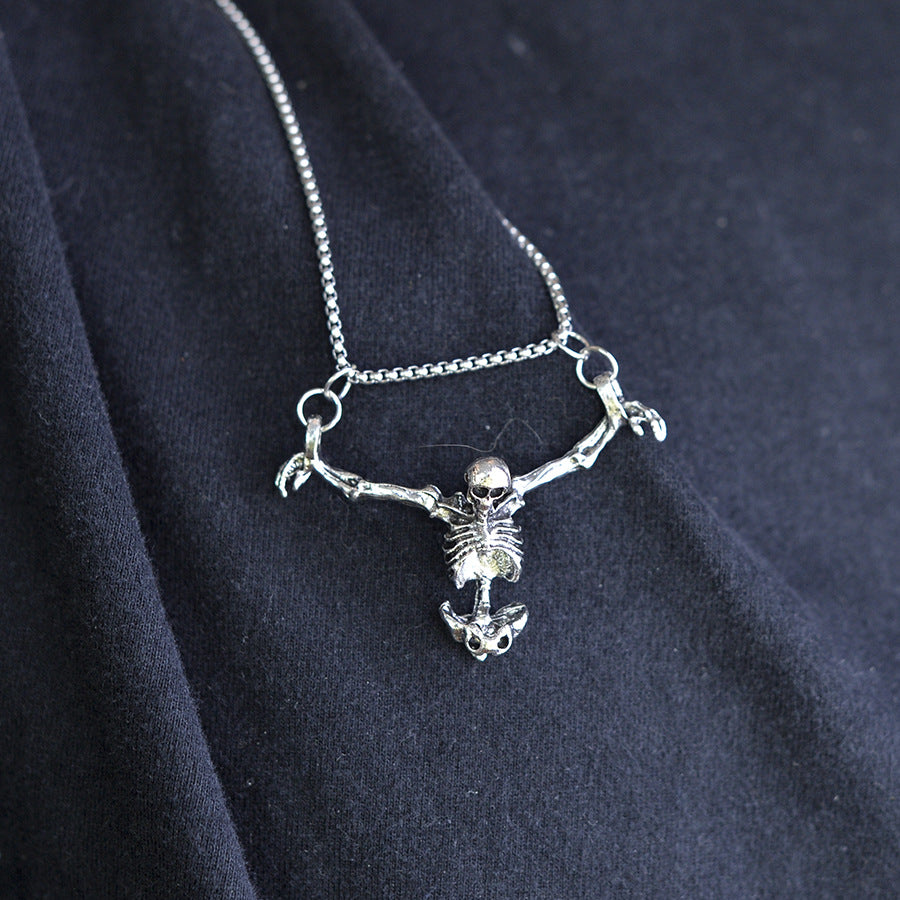 Wholesale Dark Skull Pendant Necklace