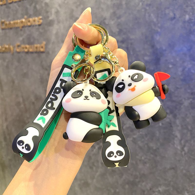 Wholesale Sports Panda Keychains Pendants ACC-KC-GongZ025