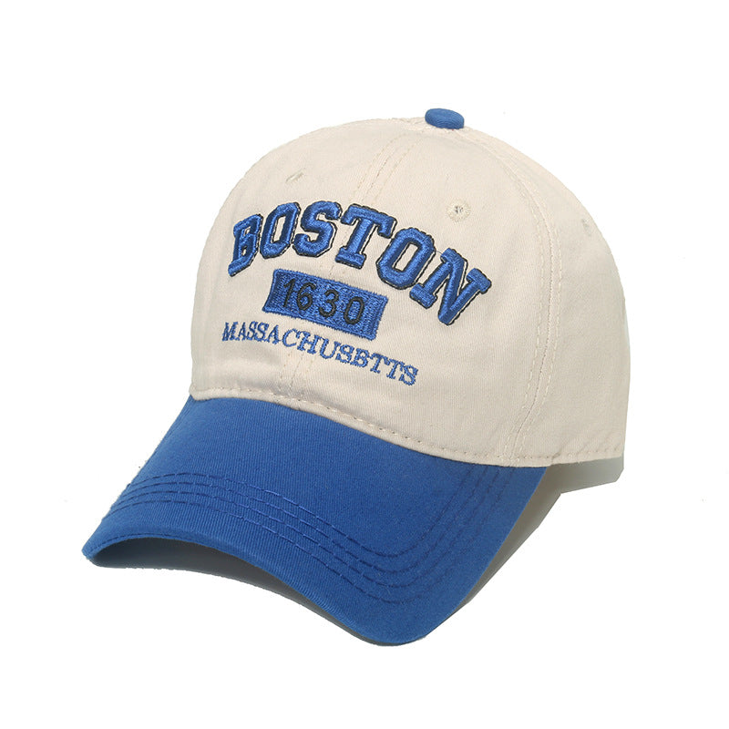 Wholesale Washed baseball cap with embroidered letters