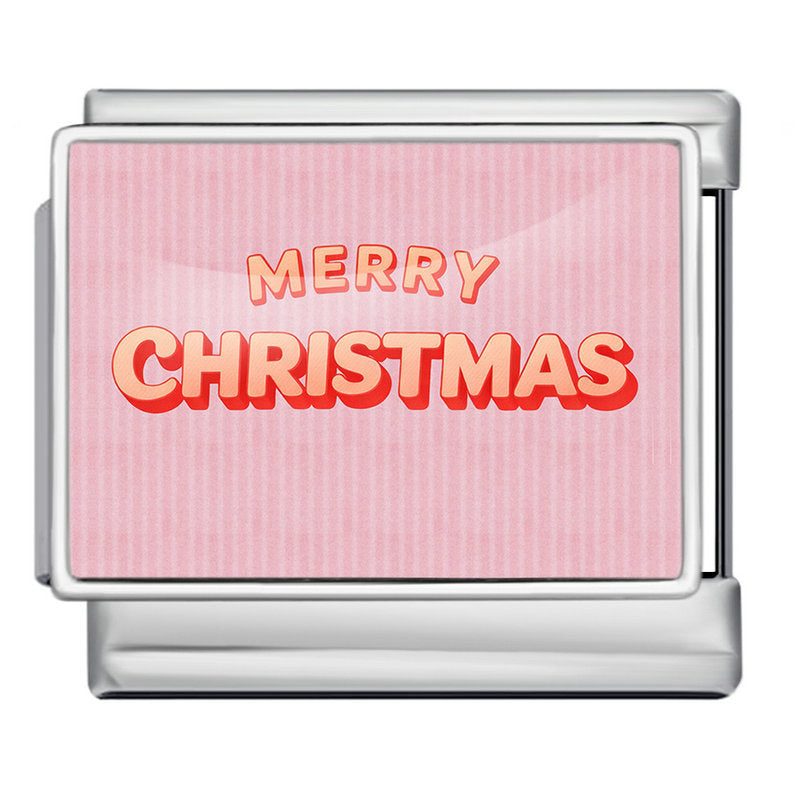 Wholesale  Italian Charm Bracelet 9mm DIY Christmas Series Picture Creative Stainless Steel Composable Bracelet