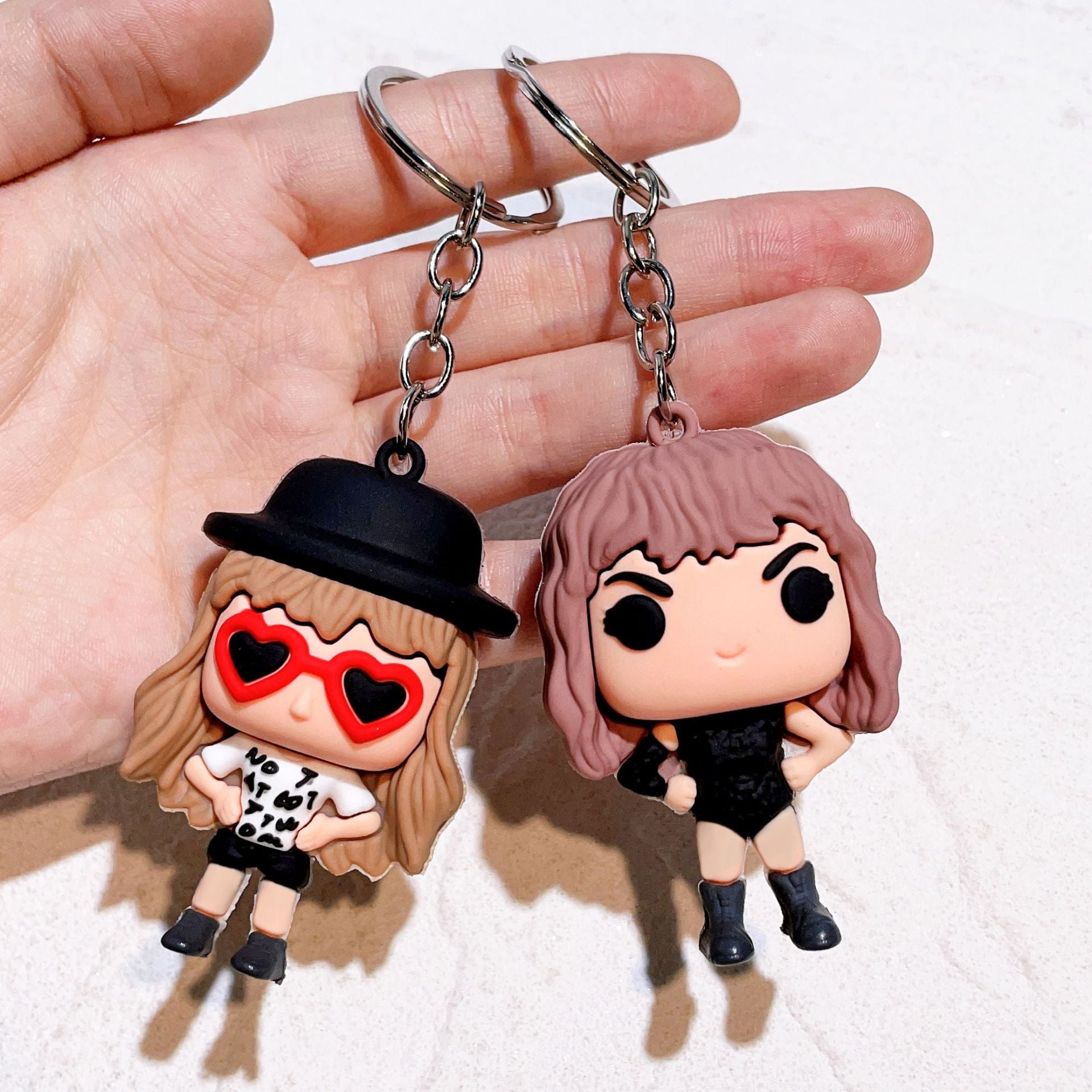 Wholesale Cartoon PVC Soft Glue Cute Keychain ACCVIP-KC-QiWei002