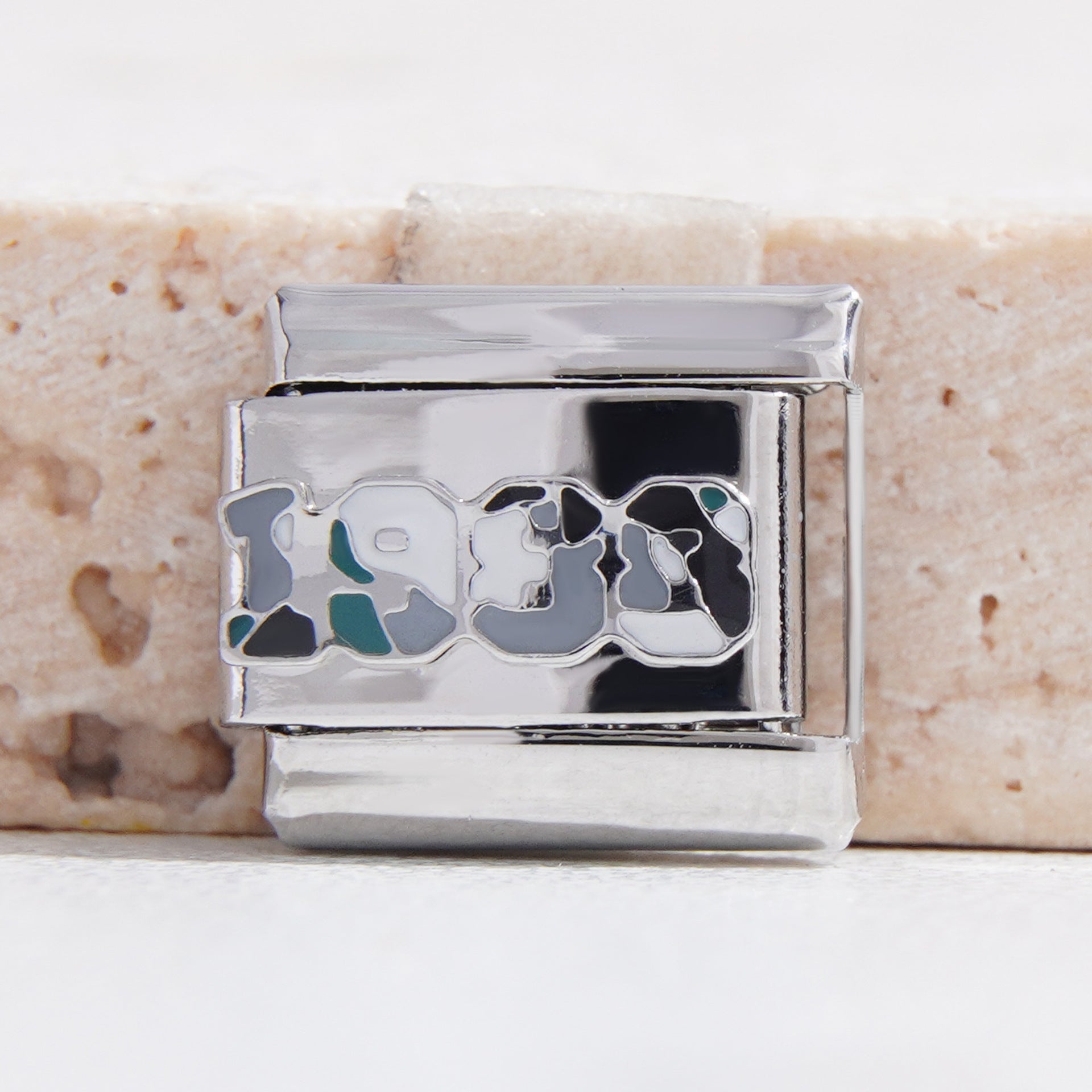 Wholesale Italian Charm Bracelet 9mm DIY Splicing Cute Cartoon Series Stainless Steel Composable Bracelet