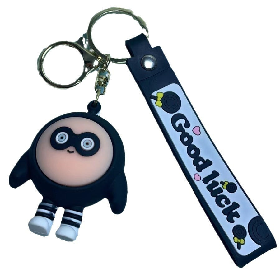 Wholesale Cartoon Cute Silicone Keychains ACC-KC-Qichu006