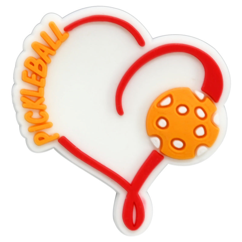 Wholesale Random 100pcs Ball Sports PVC Soft Rubber Shoe Buckle Decoration ACC-SC-RYY077