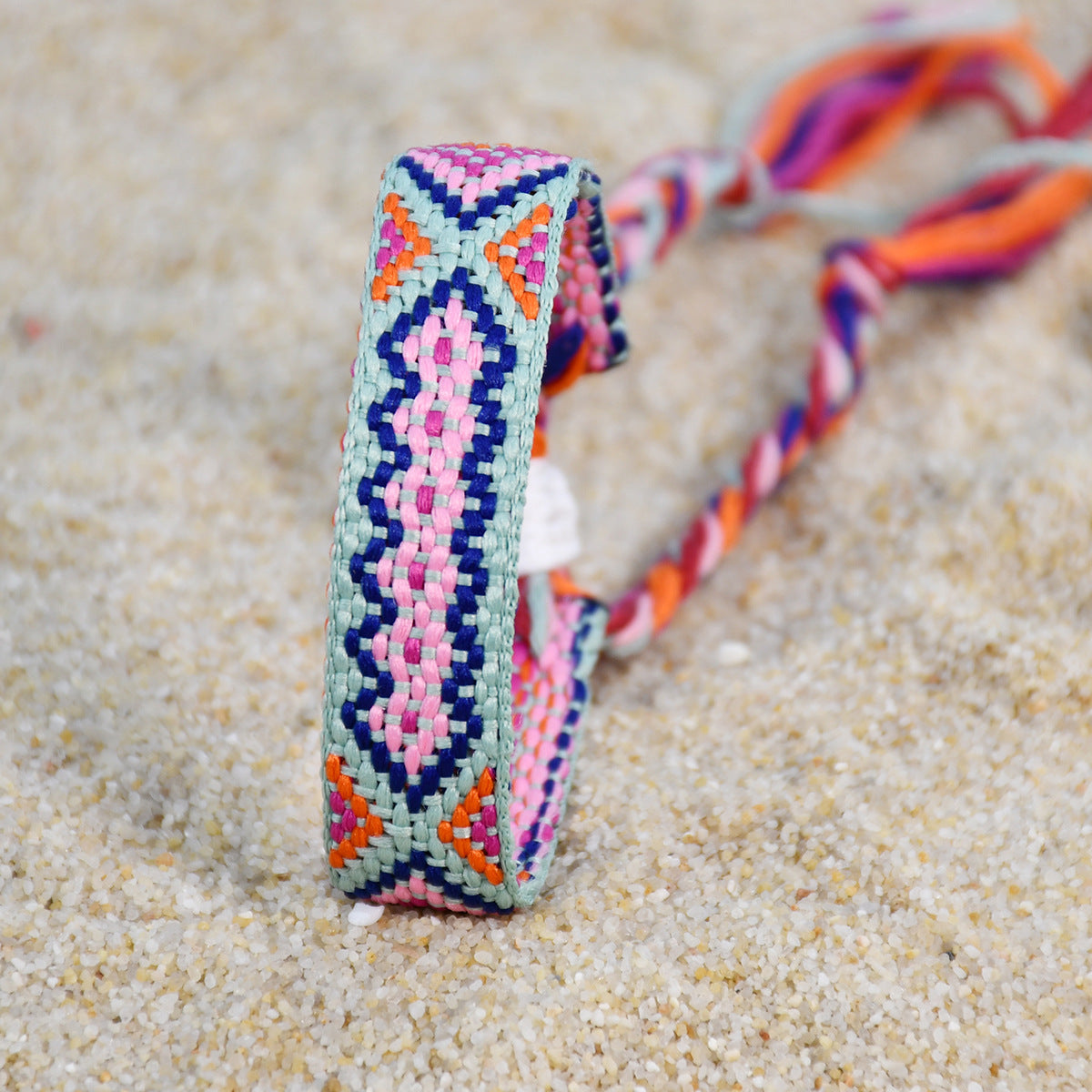 Wholesale Colorful Tassel Lucky Handmade Woven Bracelet Miyuki ACC-BT-Youf002