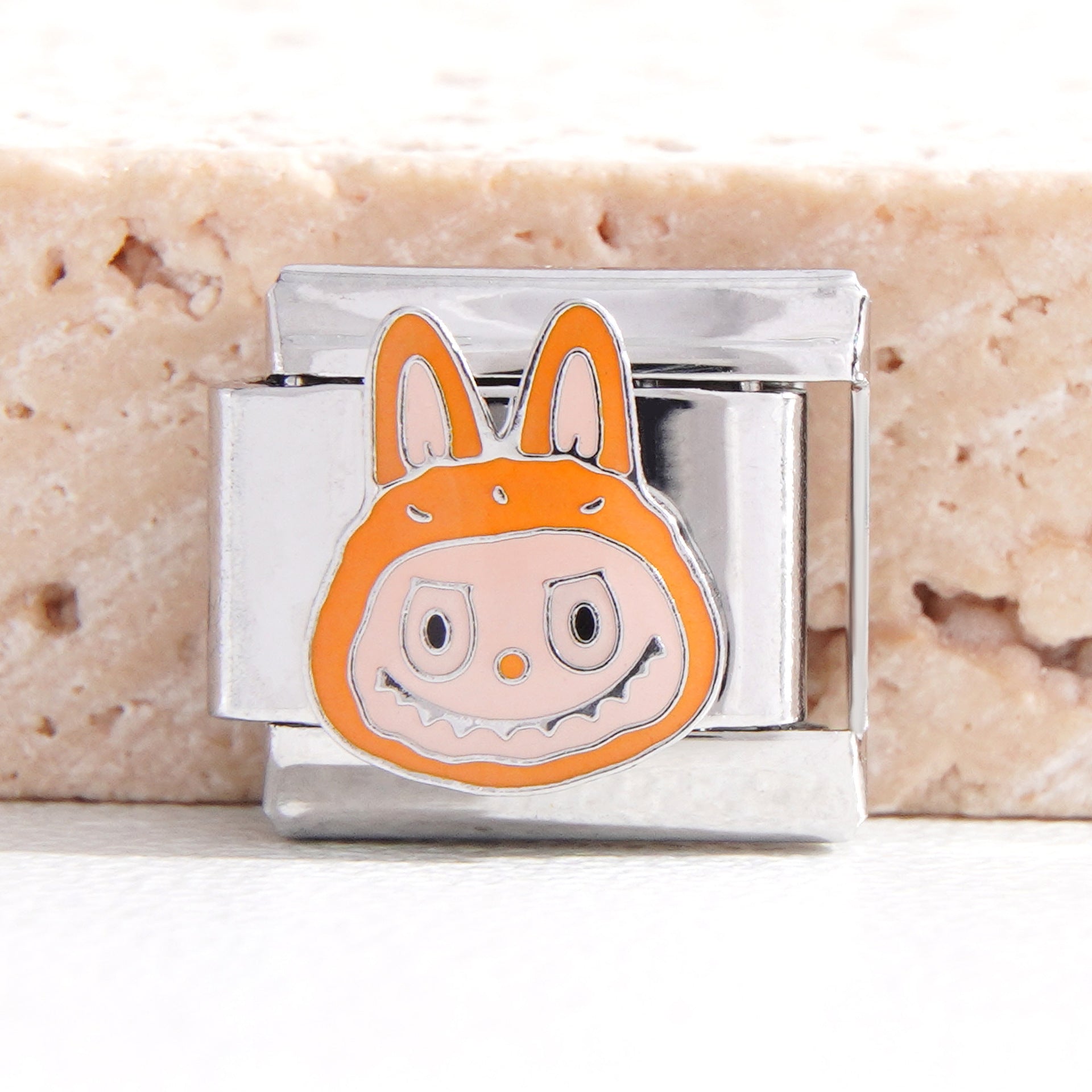 Wholesale Italian Charm Bracelet 9mm DIY Splicing Cute Cartoon Stainless Steel Composable Bracelet