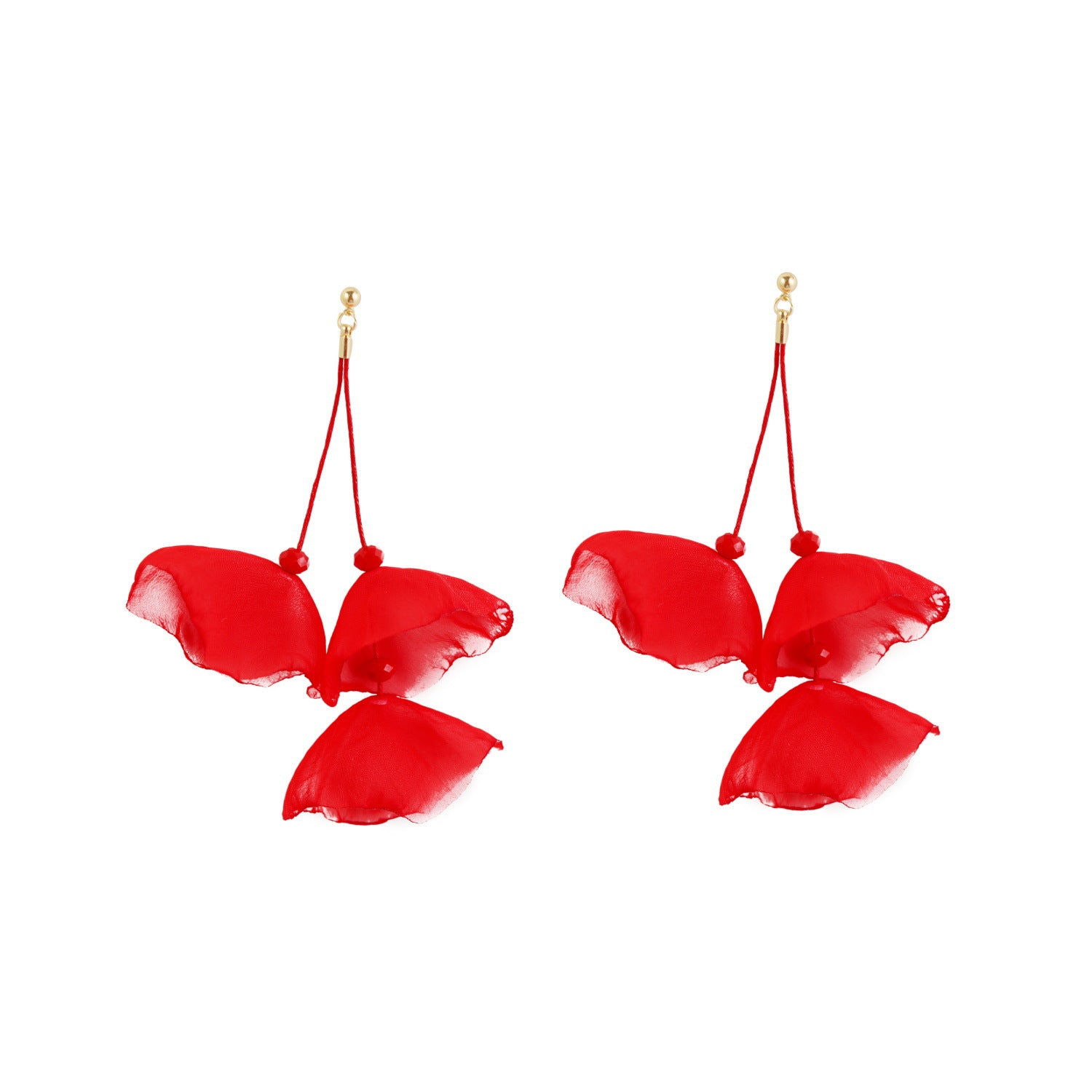 Wholesale Flower Tassel Earrings Personalized Earrings Flower Tassel Earrings