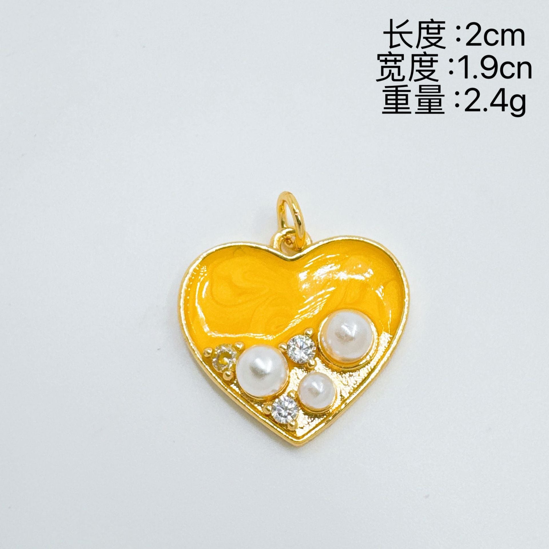 Wholesale Sweet Cool Heart Pendant Necklace Gold Plated Jewelry Accessory Gift