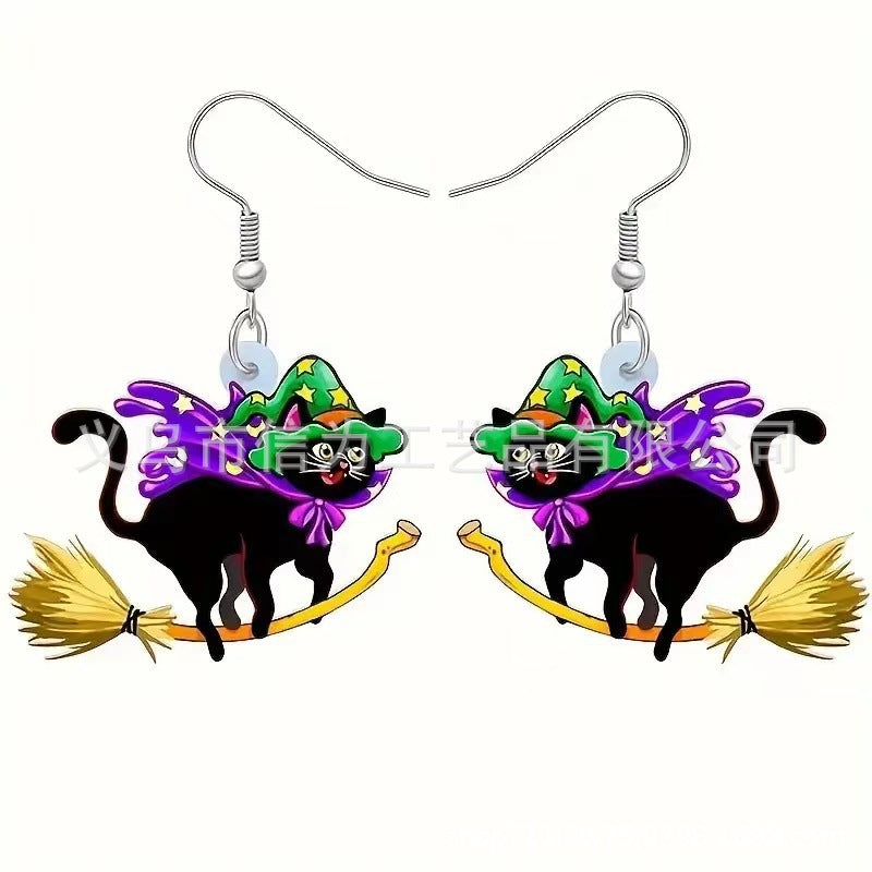 Wholesale Cute cartoon cat earrings