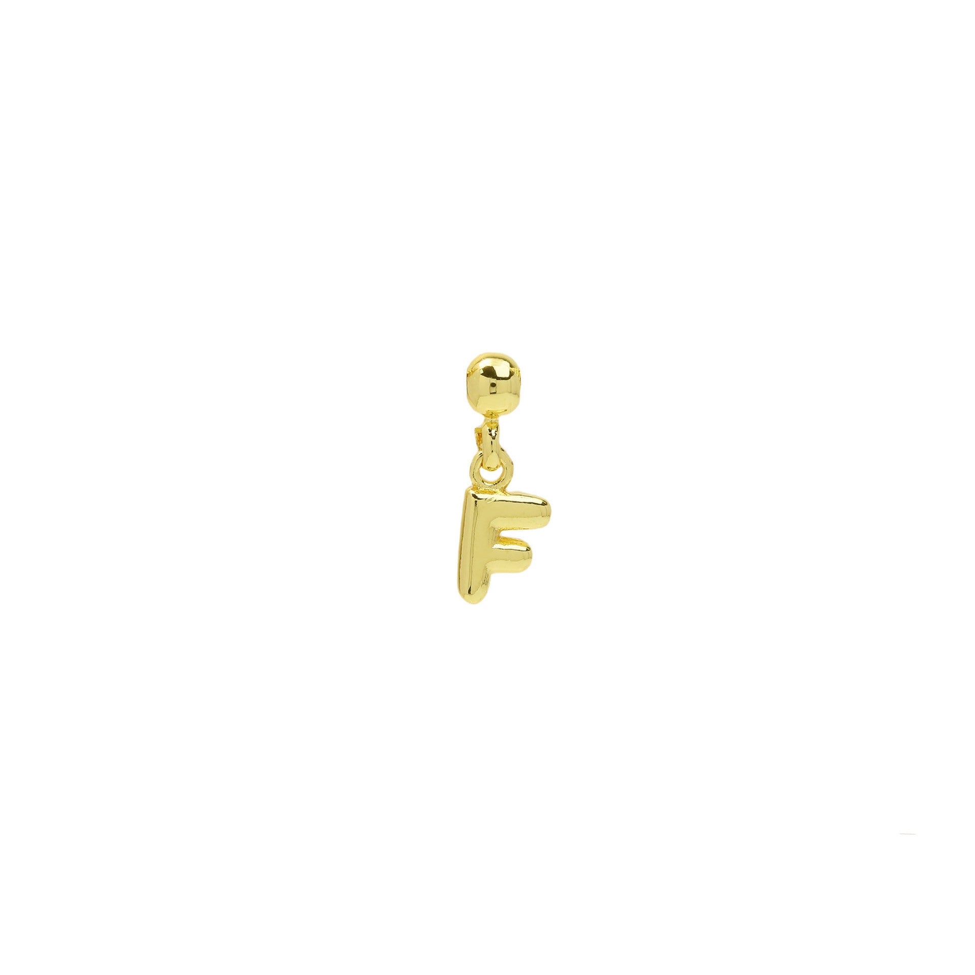 Wholesale Copper plated 18k gold mini DIY English letter bubble pendant name word necklace