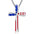 Wholesale  Cross Necklace Independence Day Necklace
