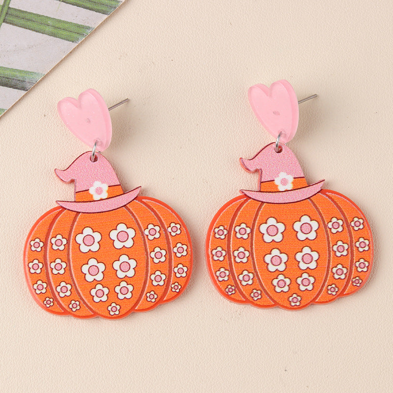 Wholesale Halloween Series Acrylic Earrings