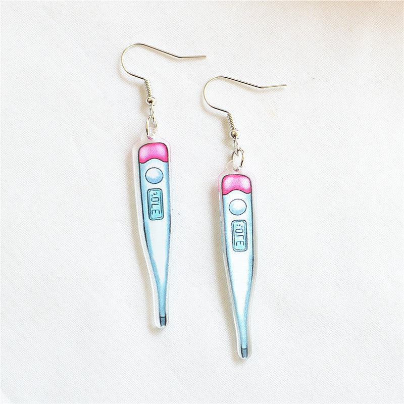 Wholesale Funny Medical Equipment Acrylic Earrings ACC-ES-XN028