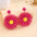 Wholesale  holiday style color flower earrings