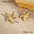 Wholesale Stainless Steel  Marine Style Summer  Seahorse Starfish Diamond Earrings