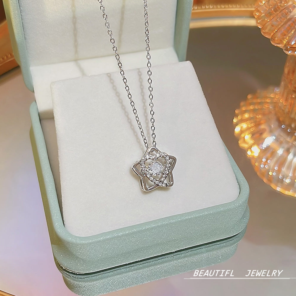 Wholesale Titanium Steel Clavicle Chain Choker Necklace ACC-NE-Xiyue004