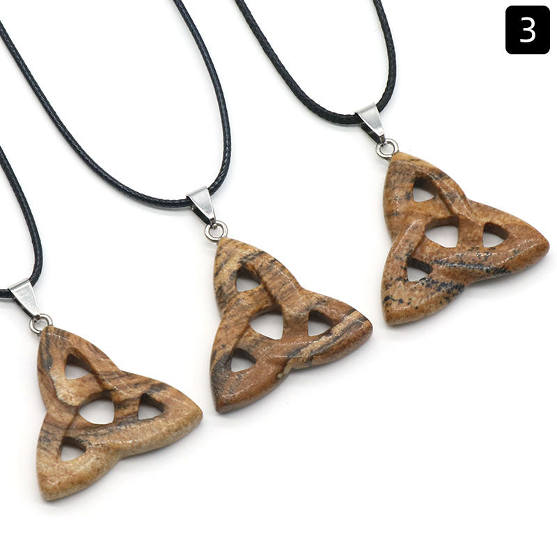 Wholesale Hollow Triangle Shape Pendant ACC-PT-KeSuo008