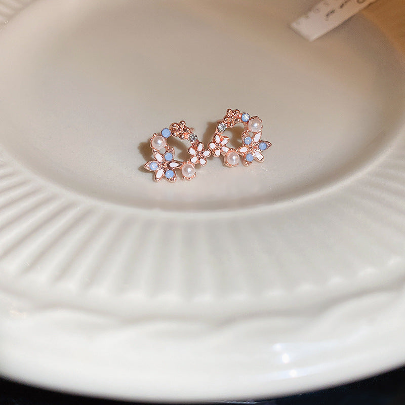 Wholesale 925 Silver Needle Zircon Diamond Butterfly Earrings ACC-ES-Huiih004