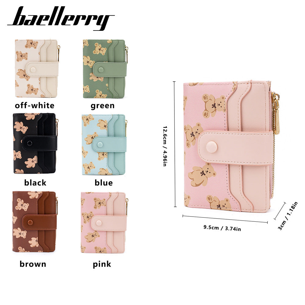 Wholesale  Short baellerry Cute Multi-card Wallet