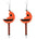 Boucles d'oreilles en gros Halloween Halloween Ghost Moon Funky Grotesque Elements en acier inoxydable