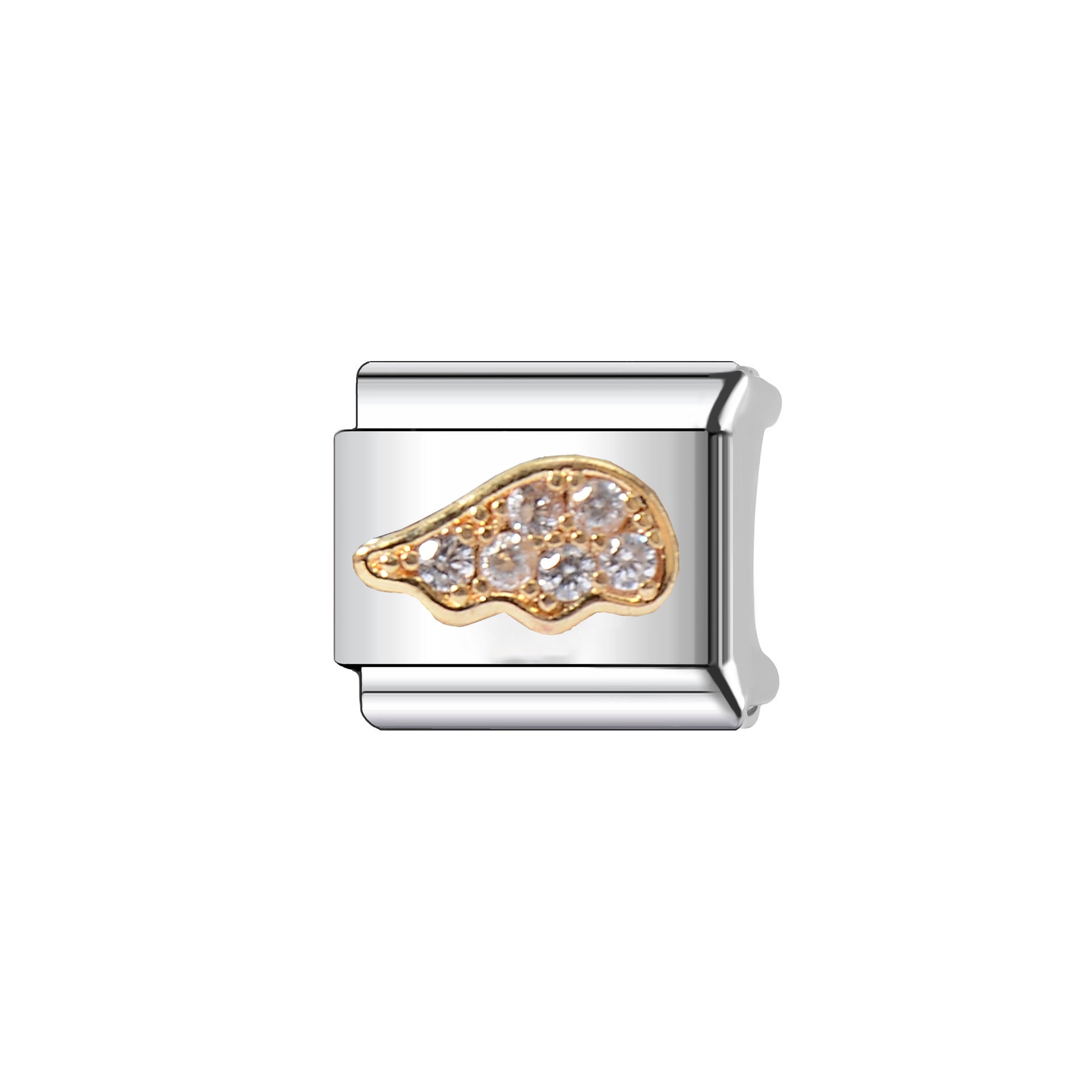 Wholesale Italian Charm Bracelet 9mm DIY Splicing Plant Cute Stainless Steel Composable Bracelet