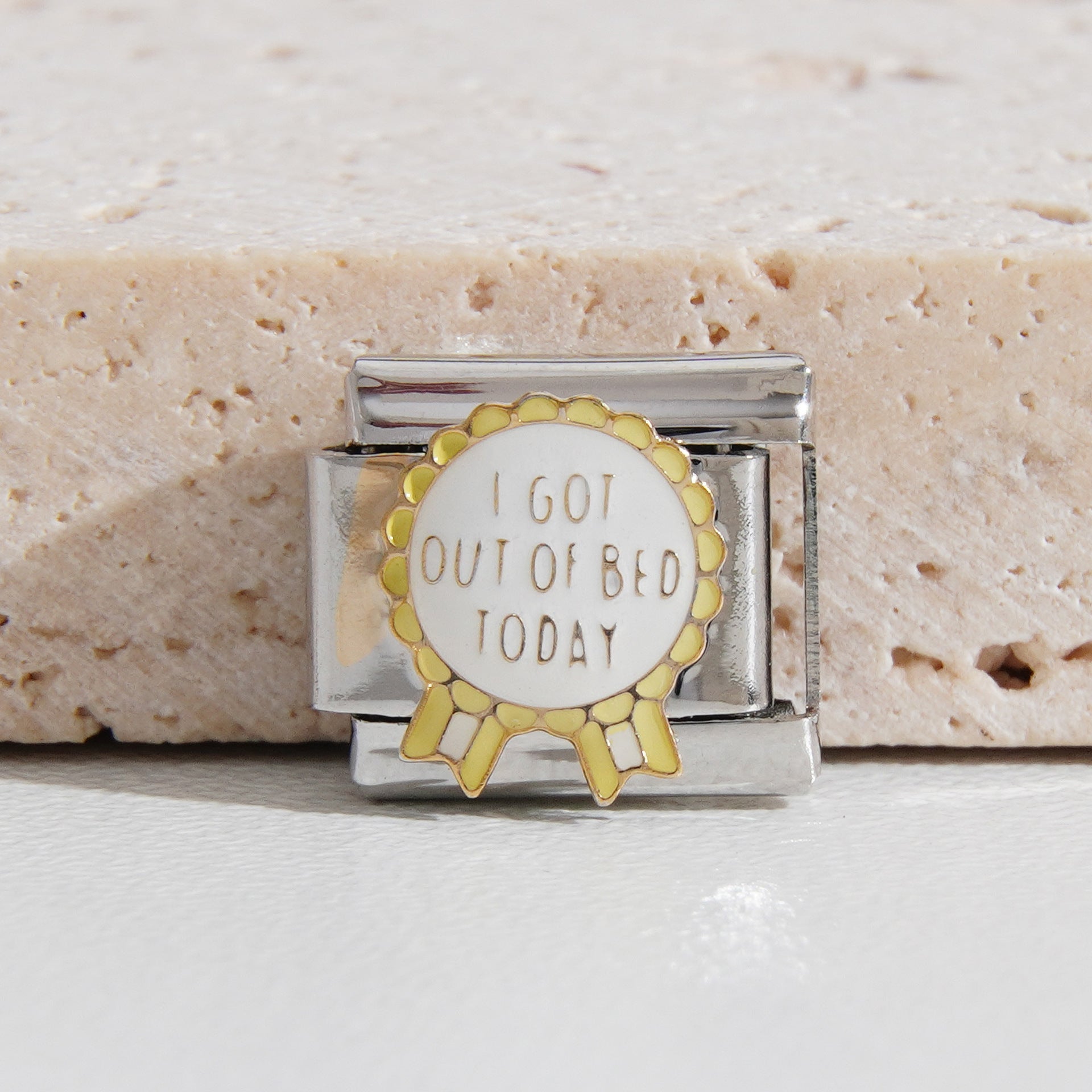 Wholesale Italian Charm Bracelet 9mm DIY Splicing English Letters Stainless Steel Composable Bracelet