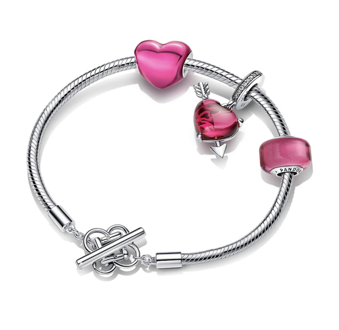 Wholesale S925 Sterling Silver Blue Ocean Star Language Star Valentine's Day Bracelet