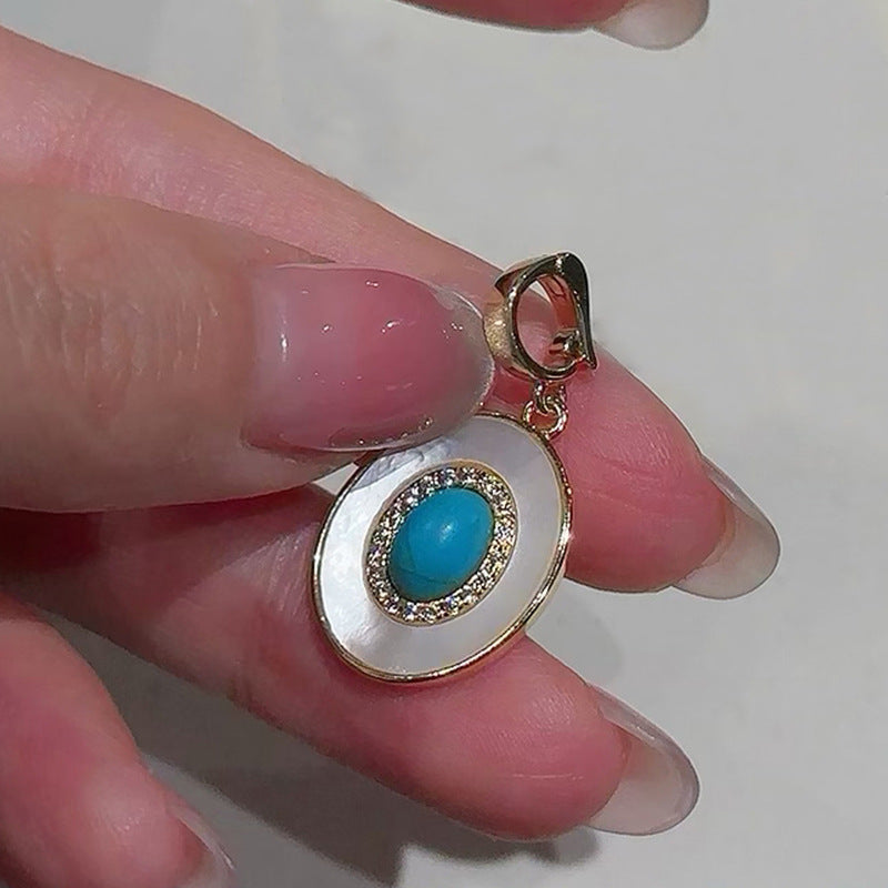 Wholesale Handmade Turquoise Pearl Layered Necklace Fashion Jewelry Accessory