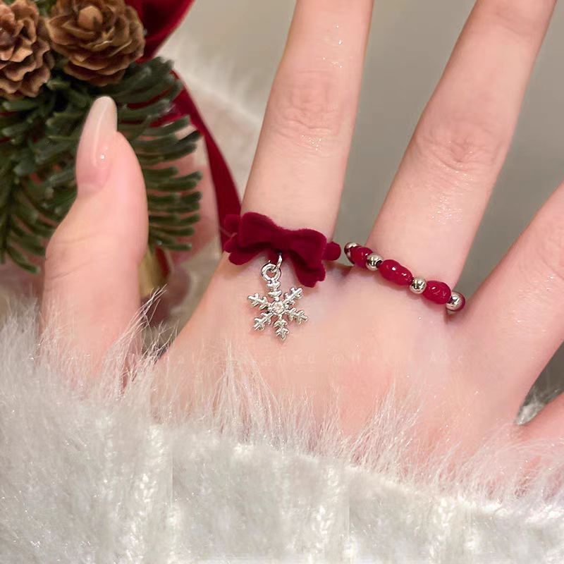 Wholesale  Bow Snowflake Ring